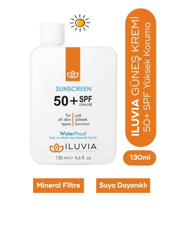 iluvia Anti-Spot Skin Tone Equalizer High Protection Face and Body Sun Cream 50 Spf 130 ml