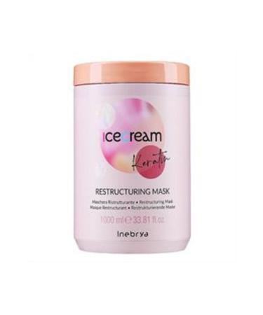 Inebrya Ice Cream Keratin Restructuring Restructuring Shampoo 1000ml (SINGLE)