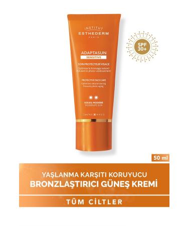 INSTITUT ESTHEDERM Adaptasun Sensitive Skin Bronzing Sunscreen Cream SPF 30 50 ml