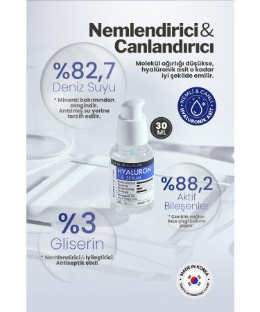 DERMA FACTORY Deeply Moisturizing Hyaluronic Acid Serum Derma Factory %1 Hyaluron Serum 30 ml - Buy Online on GoSupps.com