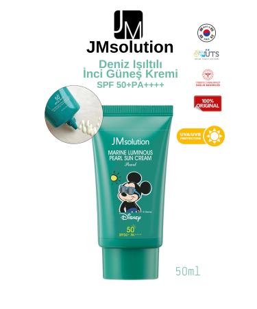 JMsolution Disney Series Marine Sea Shimmer Pearl Essence Sun Cream Spf 50 Pa