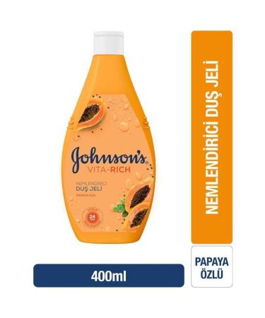 Johnson's Vita-rich Papaya Moisturizing Shower Gel 400ml