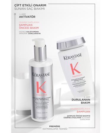 Kerastase Premiere Bain Decalcifiant Reparateur Shampoo for Over-Processed Hair 250 ml CYT421 - Buy Online on GoSupps.com