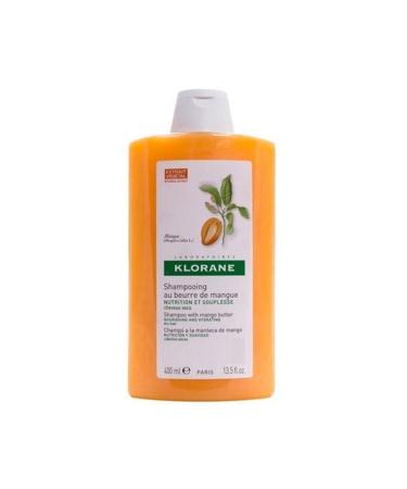 Klorane Mango Oil Shampoo for Dry Dyed and Damaged Hair 400 Ml 3282770106404