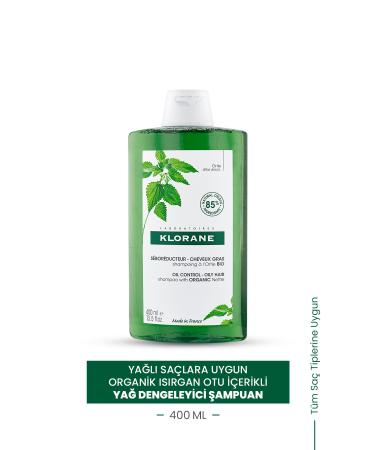 Klorane Nettle Oil Balancing Shampoo 400 Ml