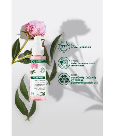 Klorane Organic Peony Soothing Sauce Hair Serum 100 Ml - Buy Online on GoSupps.com