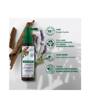 Klorane Quinine and Organic Love Flower Extract Strengthening Serum 100 ml - Buy Online on GoSupps.com