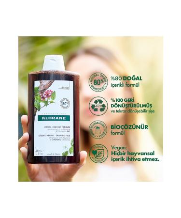 Klorane Quinine and Organic Love Flower Extract Strengthening Shampoo 400 ml - Buy Online on GoSupps.com