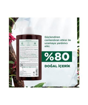 Klorane Quinine and Organic Love Flower Extract Strengthening Shampoo 400 ml - Buy Online on GoSupps.com