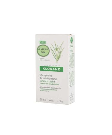 Klorane Shampooing Papyrus 200 ml - Papirus Milk Shampoo (Thin Dry Unruly Hair)