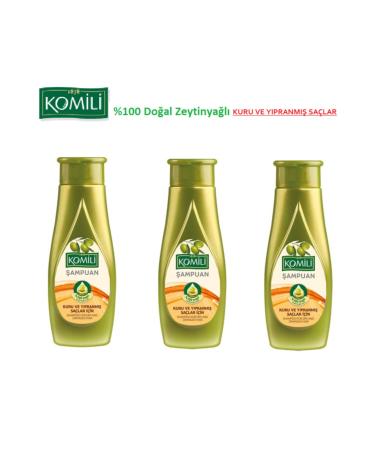 Komili Shampoo For Dry And Damaged Hair 500 ml X 3 Pieces