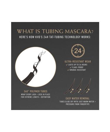 KVD Beauty Full Sleeve Long+Defined Tubing Mascara Mini Size 5.5ml. Ink Black. emotions - Buy Online on GoSupps.com