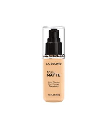 LA Colors La Colors Truly Matte Foundation-porcelain 40ml