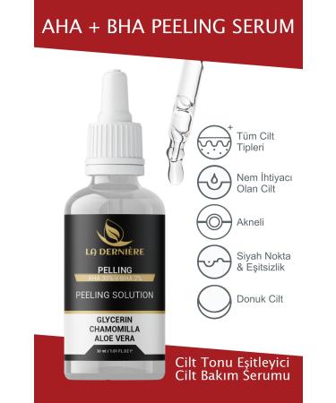 La Derniere Revitalizing Anti-Spot Face Peeling Serum 30 Ml Aha 30% + Bha 2%
