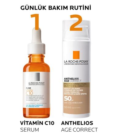 La Roche Posay Anthelios Age Correct Daily Tinted Cream SPF50+ 50 ml - Buy Online on GoSupps.com