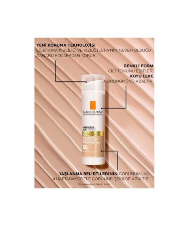 La Roche Posay Anthelios Age Correct SPF50+ Anti-Wrinkle Tinted Sunscreen CC Cream - Carest Cosmetic - Buy Online on GoSupps.com