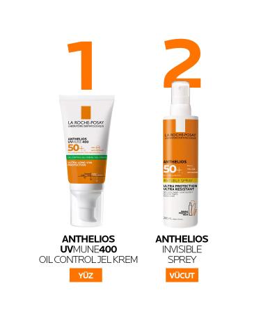 La Roche Posay Anthelios Oil Control Gel Cream Spf50 Sunscreen 50 Ml - Combination and Oily Skin - Buy Online on GoSupps.com