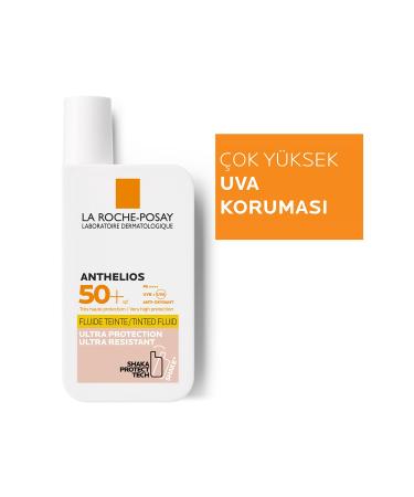La Roche Posay Sun Cream Anthelios Shaka Fluid SPF50 Tinted Fluid 50 ml 3337875491969 - Buy Online on GoSupps.com
