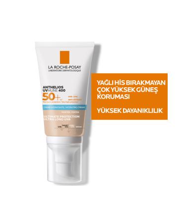 La Roche Posay Anthelios UVmune Fluid - Tinted moisturizer and SPF50 sunscreen for all skin types 50ml - Buy Online on GoSupps.com
