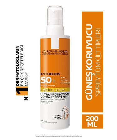 La Roche Posay High Protection Anthelios SPF50+ Invisible Super Body Sun Cream Spray 200 /ML
