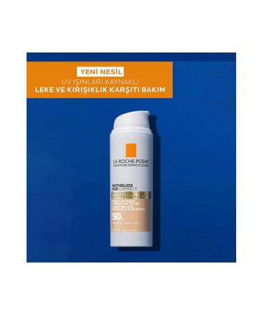 La Roche Posay SPF 50 - Anti-Aging Tinted Sun Cream 50ml Anthelios Age Correct - Buy Online on GoSupps.com