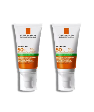 La Roche Posay La Roche-posay Anthelios Anti Shine Dry Touch Spf 50+ Sun Cream 50ml 2 Pieces