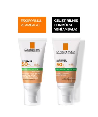 La Roche Posay ANTHEL OS GEL CREAM SPF50+COLORED FACIAL SUNSCREEN O LY-COMB NAT ON SK N 50ml PSSN1680 - Buy Online on GoSupps.com