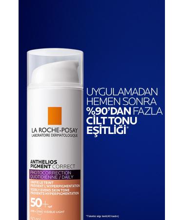 La Roche Posay ANTHEL OS ILLUMINATING-SHINING PIGMENT CORRECT 50 ML SPF MEDIUM PSSN3094 - Buy Online on GoSupps.com