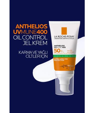 La Roche Posay Anthelios Oil Control Gel Cream Spf50+ Face Sunscreen for Oily and Combination Skin 50ml - Buy Online on GoSupps.com