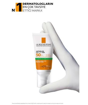 La Roche Posay Anthelios Oil Control Gel Cream Spf50+ Face Sunscreen for Oily and Combination Skin 50ml - Buy Online on GoSupps.com