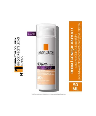 La Roche Posay Anthelios Pigment Correct SPF50 Anti-Blemish Tinted Face Sunscreen Light 50ml