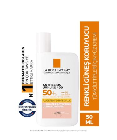 La Roche Posay Anthelios UVmune 400 Fluid Sunscreen for All Skin Types Spf 50 50 ml