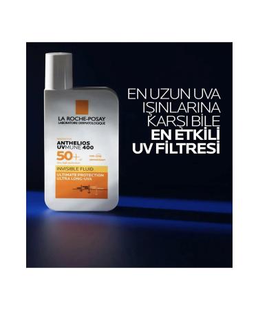 La Roche Posay Anthelios UVmune 400 Fluid Sunscreen for All Skin Types Spf 50 50 ml - Buy Online on GoSupps.com