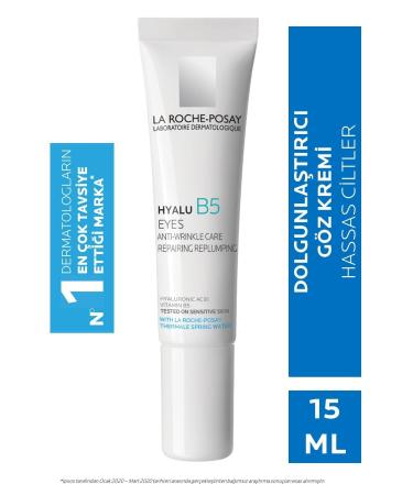 La Roche Posay Anti-Wrinkle Hyaluronic Acid and Vitamin B5 & Hyalu B5 Yeux Plumping Eye Cream 15ml