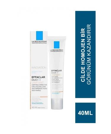 La Roche Posay Effaclar Duo + Unifiant Tinted Mattifying Face Cream for Oily and Irregular Skin 40 ml - Light