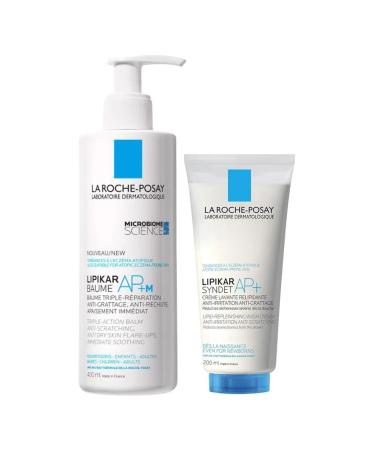 La Roche Posay Lipikar Baume Ap 400 Ml and Lipikar Syndet 100 Ml Body Wash Gel