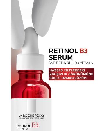 La Roche Posay RETINOL-B3 REVIVING SERUM THAT REDUCES THE APPEARANCE OF AGING AND WRINKLES-30ML PASSI.3306 - Buy Online on GoSupps.com