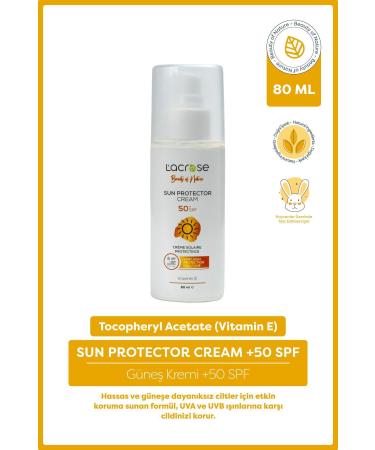 L'ACROSE Sun Cream +50 SPF - Sun Protector +50 SPF - 80 ML