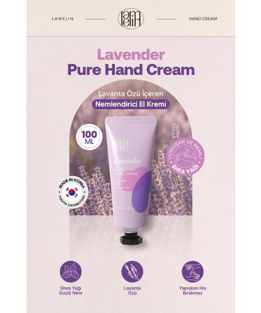 Lamelin Moisturizing Hand Care Cream with Lavender Essence Lamelin Pure Hand Cream 100 ml - Buy Online on GoSupps.com