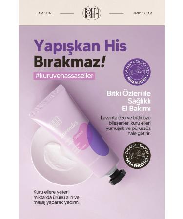 Lamelin Moisturizing Hand Care Cream with Lavender Essence Lamelin Pure Hand Cream 100 ml - Buy Online on GoSupps.com