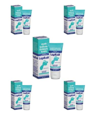 Lapitak Foot Odor Prevention Cream 60 ml (5 Boxes)