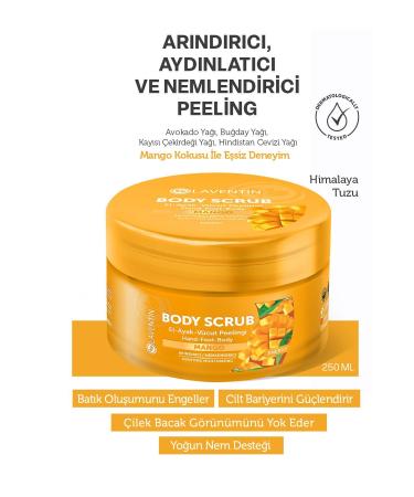 Laventin Nourishing Purifying and Moisturizing Body Scrub Mango 250 ml