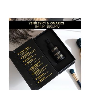 Laviren Skin Renewal and Repair Care Serum Gold Powder & Charcoal & Glycolic Acid 30 ml