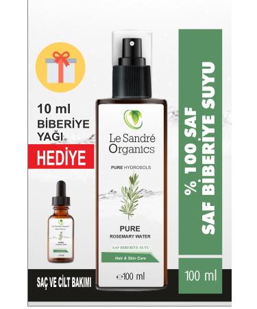 Le Sandre Organic Rosemary Water Strengthening Hair Tonic 0 Natural and Pure 100 ml
