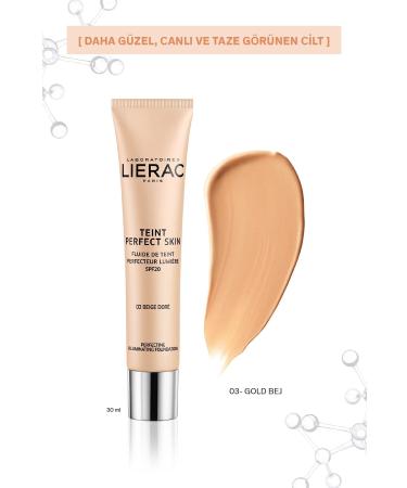 Lierac Te nt Perfect Golden Beige/3 Perfect Skin Texture Brightening Fluid Foundation