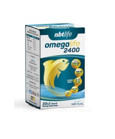 Life Omega Life 2400 Fish Oil 60 Capsules