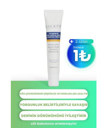 Licape Vitamin K2 Eye Contour Care Cream 15ml