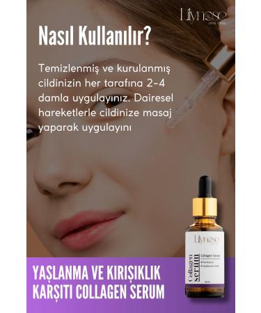 lilynose Collagen Serum 30ml Helps to Eliminate Signs of Aging and Wrinkles - Buy Online on GoSupps.com