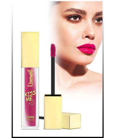 Limmons Kiss Mee Shine Lipgloss 24 Hours Long Lasting Shiny Lipstick