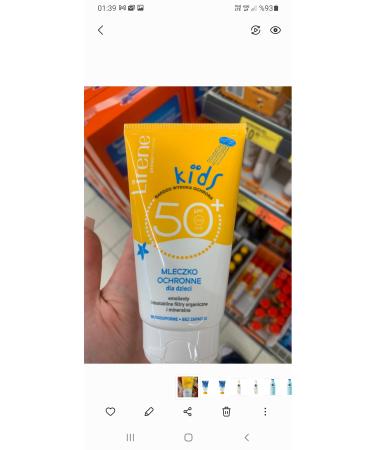 Lirene L RENE Mleczko Ochronne Dla Dzieci SPF50+